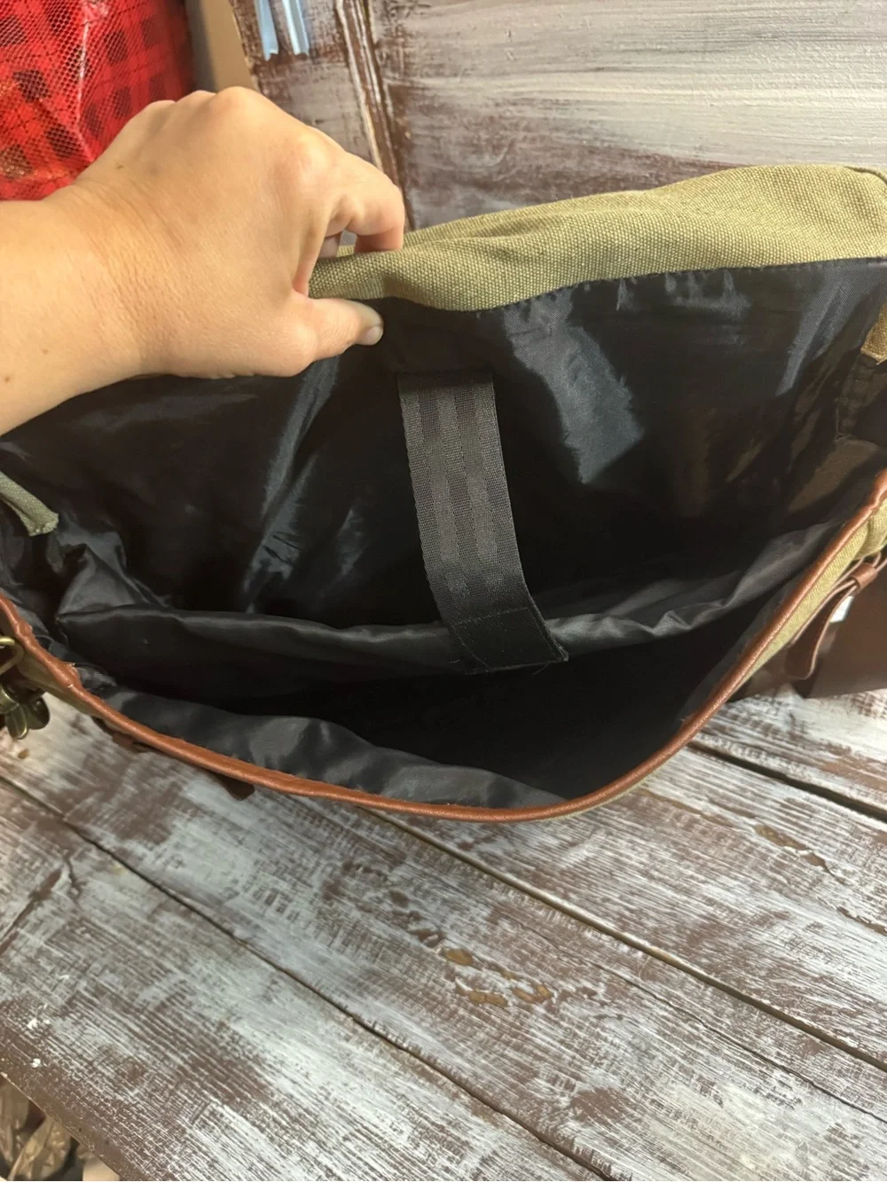Captain America Vintage Military Canvas Messenger Bag